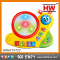 Funcionamiento de la batería Cartoon Worm Drum Play Toy Kid